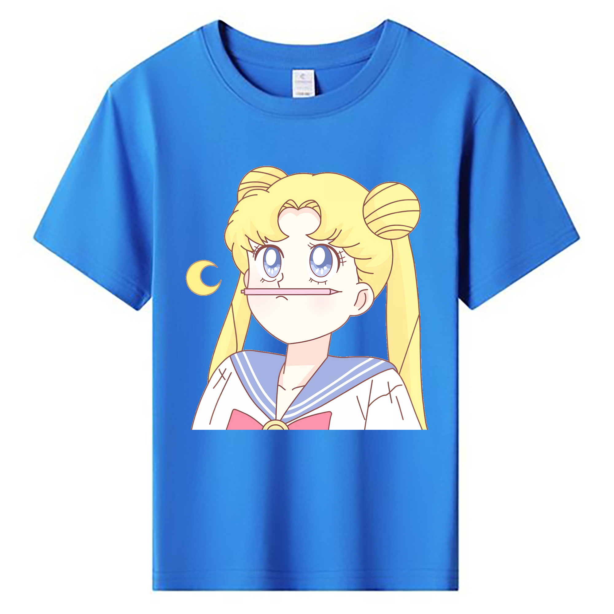 （画像用） 美少女戦士セーラームーン 愛野 美奈子 あいの みなこ Sailor Moon Aino Minako 綿100％キッズTシャツ（フロントプリント）